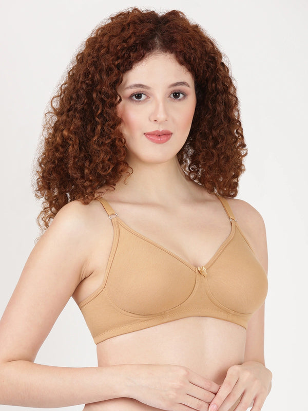 Buy Blossom Bra_Molded cup _LARA MIXED BRA_2511 NUDE 4