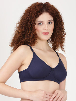 Buy Blossom Bra_Molded cup _LARA MIXED BRA_2511 N BLUE 4
