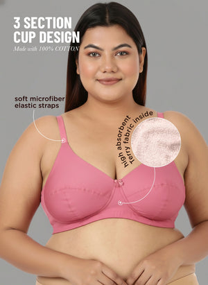 Buy_Blossom_Bra_Plus_Size_Support_Bra_Magna_Fit_cotton_terry_fabric_Rose_Gold