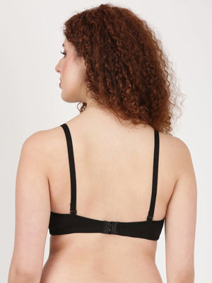Buy Blossom Bra_Removable Straps_T-SHIRT BRA_2511 BLACK 3