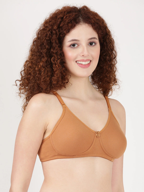 Buy Blossom Bra_Removable Straps_T-SHIRT BRA_2511 CASHEW 4