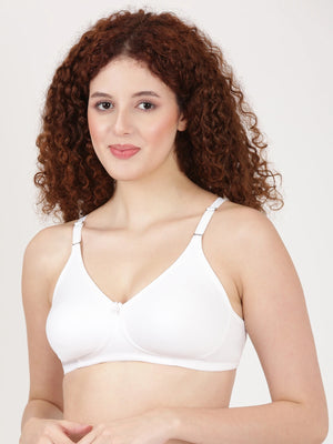 Buy Blossom Bra_Removable Straps_T-SHIRT BRA_2511 WHITE 4