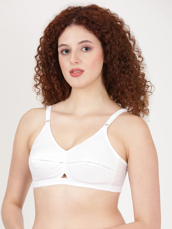 Buy Blossom Bra_seamed Support_FAVORITE BRA_2511 WHITE 3