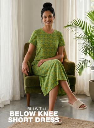 Buy_Blossom_Casual_Below-Knee_Length_Round_Neck_Printed_Cotton_Spandex_Dress