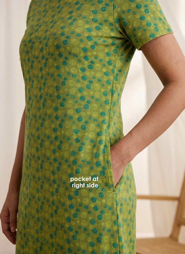 Buy_Blossom_Casual_Below-Knee_Length_Round_Neck_Printed_Cotton_Spandex_Dress