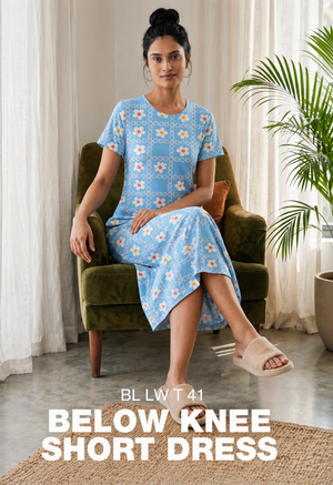 Buy_Blossom_Casual_Below-Knee_Length_Round_Neck_Printed_Cotton_Spandex_Dress_ 