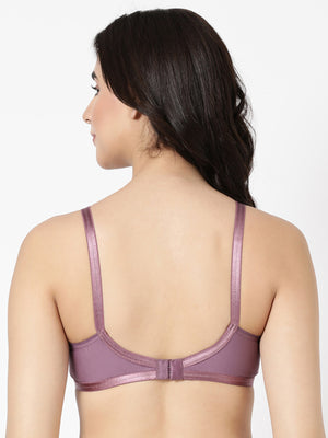 Buy Blossom_Cool Foam Bra_Padded Cups and U-Back Support_Mauve-3