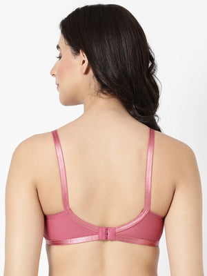 Buy Blossom_Cool Foam Bra_Padded Cups and U-Back Support_Rose Gold-3