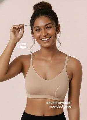 Buy_Blossom_Daffodils_Slip-On_Bra - Teen_Comfort_racerback_bra_with_keyhole_back_design