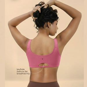Buy_Blossom_Double layerd_Aesthetic_Slip_On_non padded_stretchable Cotton Bra_Teens_Bra