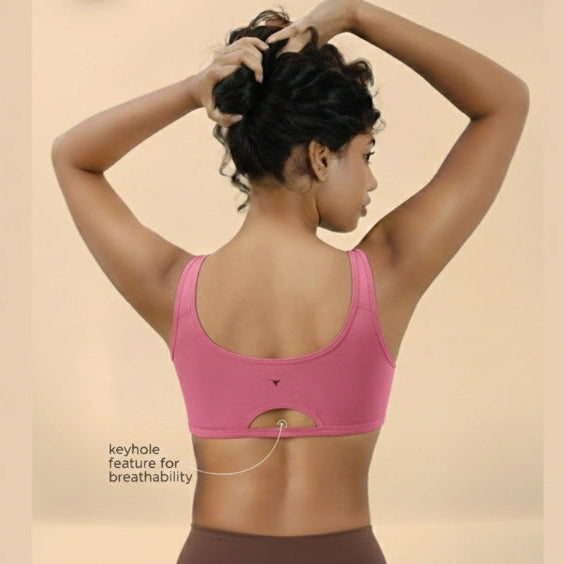 Buy_Blossom_Double layerd_Aesthetic_Slip_On_non padded_stretchable Cotton Bra_Teens_Bra