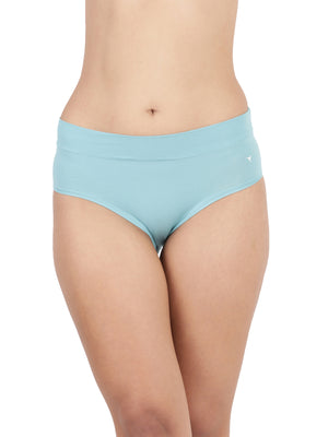 Snug Fit Panty - Seamless, Mid-Rise with Elastic-Free Outer Waistband Pack of 2