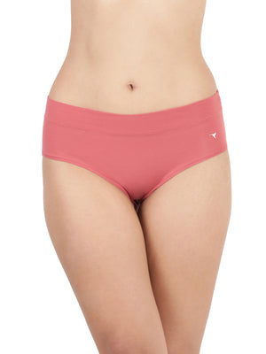Snug Fit Panty - Seamless, Mid-Rise with Elastic-Free Outer Waistband Pack of 2