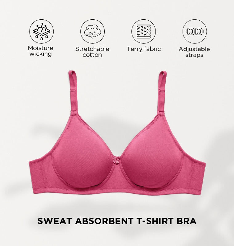 Buy_Blossom_Elegant Bra _Wirefree_Non-Padded_Full_Coverage_T-Shirt_Bra