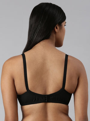 Buy Blossom_Ethnic Bra Cup_Seamless, Supportive_Black-3