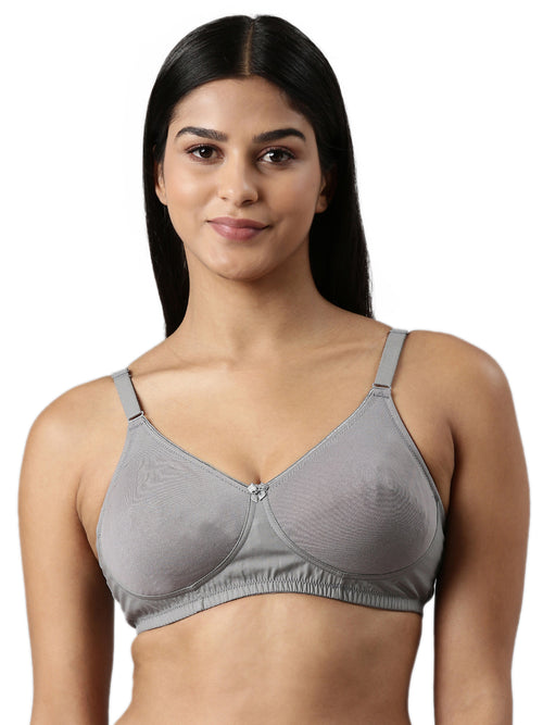 Buy Blossom_Ethnic Bra Cup_Seamless, Supportive_Dark Grey-1