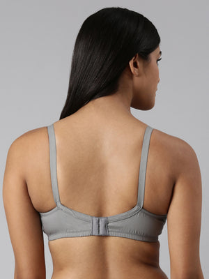 Buy Blossom_Ethnic Bra Cup_Seamless, Supportive_Dark Grey-3