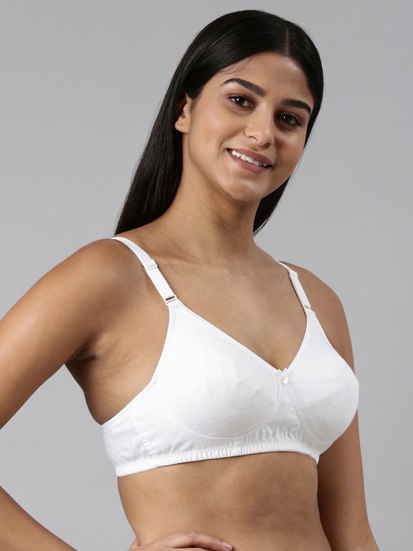 Buy Blossom_Ethnic Bra Cup_Seamless, Supportive_White-2