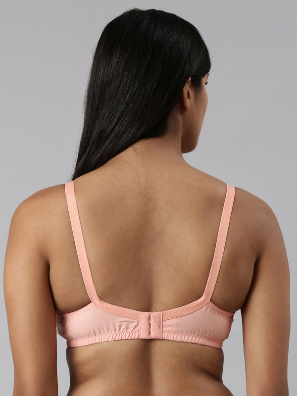 Buy_Blossom_Ethnic_Bra_woven_cotton_T-Shirt_support_bra_peach