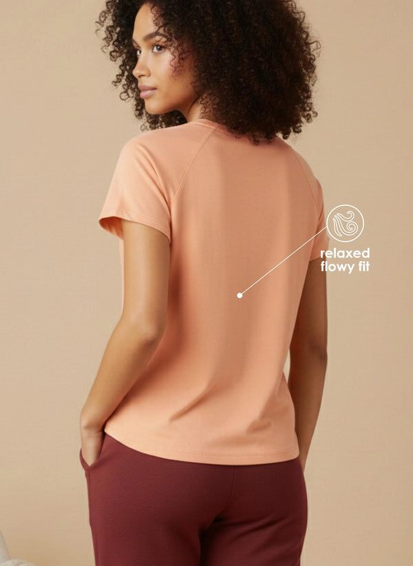 Buy_Blossom_Hip_Long_Tee_cotton_elastane_versatile_wear_C-Orange
