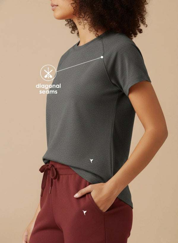 Buy_Blossom_Hip_Long_Tee_cotton_elastane_versatile_wear_Charcoal-Melange
