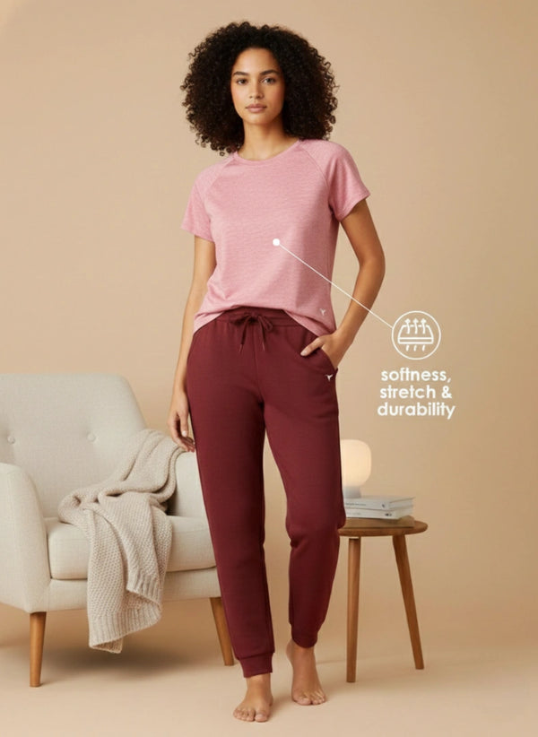 Buy_Blossom_Hip_Long_Tee_cotton_elastane_versatile_wear_Pink-Melange