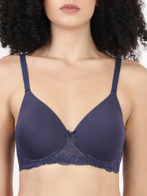 Buy_Blossom_Lacey_Bra_Seamless_Bra_Navy_Blue-2