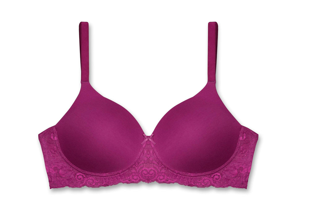 Lacey Bra - Soft Stretchable Poly Cotton Lycra Lace Bra With Seamless Support