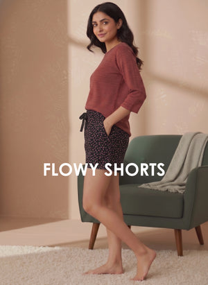 Flowy Shorts - Relaxed Fit Cotton Stretch Lounge Shorts ( BUY 1 GET 1 FREE )