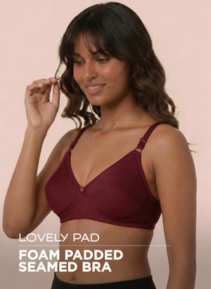 Buy_Blossom_Lovely_Pad_lightly_foamed_padded_cups_cotton_polyester_full_coverage_Maroon