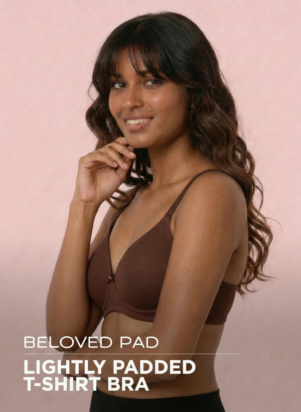 Beloved Pad - Lightly Padded Cotton Bra for Gentle Lift
