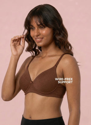 Beloved Pad - Lightly Padded Cotton Bra for Gentle Lift