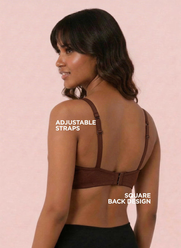 Beloved Pad - Lightly Padded Cotton Bra for Gentle Lift