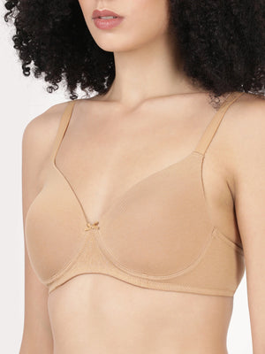 Beloved Pad - Lightly Padded Cotton Bra for Gentle Lift