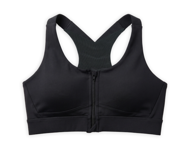 Buy Blossom Medium Impact Front Zip Sports Bra with Racerback & Adjustable Hook Closure BL_AL_S_20