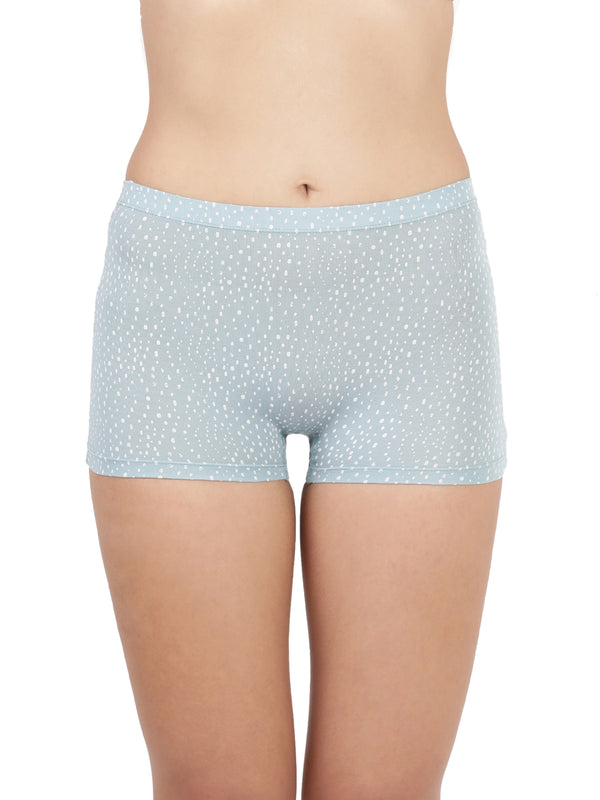 Dew Shorts - Ultra soft modal printed mid rise boy shorts Pack Of 2