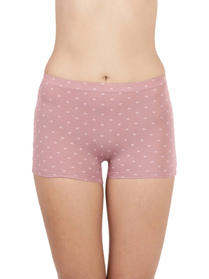 Dew Shorts - Ultra soft modal printed mid rise boy shorts Pack Of 2