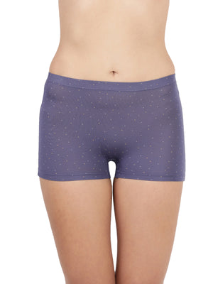 Dew Shorts - Ultra soft modal printed mid rise boy shorts Pack Of 2