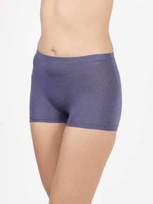 Dew Shorts - Ultra soft modal printed mid rise boy shorts Pack Of 2