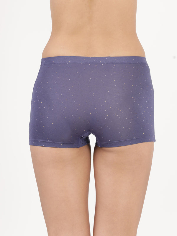 Dew Shorts - Ultra soft modal printed mid rise boy shorts Pack Of 2