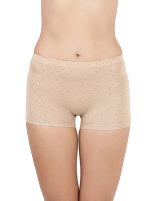 Dew Shorts - Ultra soft modal printed mid rise boy shorts Pack Of 2