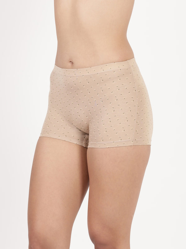 Dew Shorts - Ultra soft modal printed mid rise boy shorts Pack Of 2