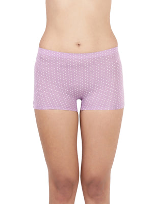 Dew Shorts - Ultra soft modal printed mid rise boy shorts Pack Of 2