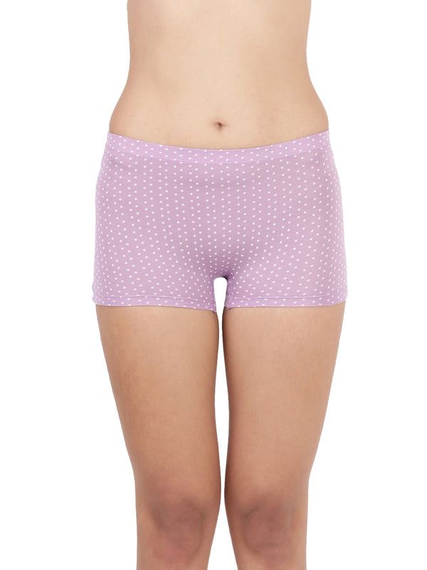 Dew Shorts - Ultra soft modal printed mid rise boy shorts Pack Of 2