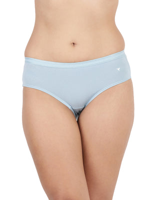 Whisper Panty - Full Coverage with Outer Elastic Soft Cotton Panty Pack of 3