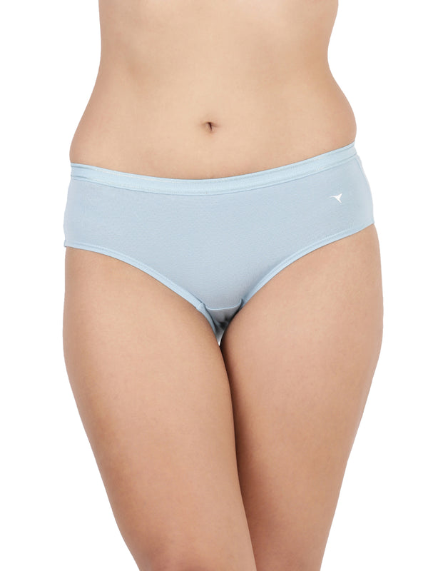 Whisper Panty - Full Coverage with Outer Elastic Soft Cotton Panty Pack of 3