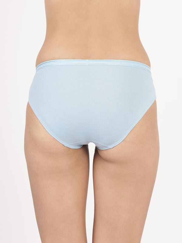 Whisper Panty - Full Coverage with Outer Elastic Soft Cotton Panty Pack of 3