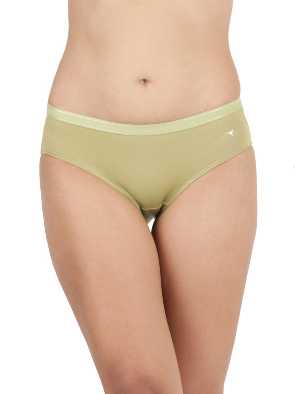 Whisper Panty - Full Coverage with Outer Elastic Soft Cotton Panty Pack of 3