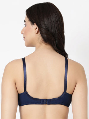 Buy_Blossom_Pleasent_Bra_cotton_double_layered_lower_cups_U-Back_design_Navy-Blue