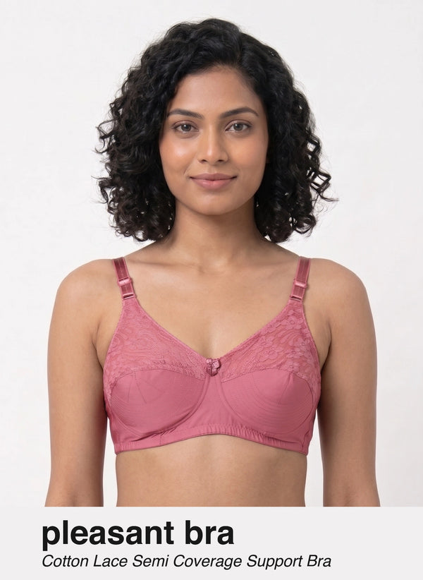 Buy_Blossom_Pleasent_Bra_cotton_double_layered_lower_cups_U-Back_design_ROSE GOLD 1